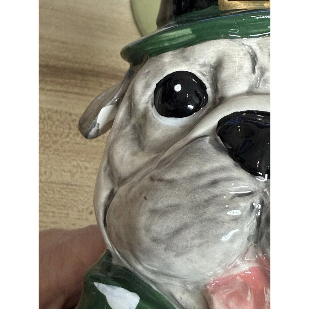 Blue Sky Clayworks 2021 St Patrick’s Day Irish Dog Figurine (Sm Chip) - Picture 8 of 8